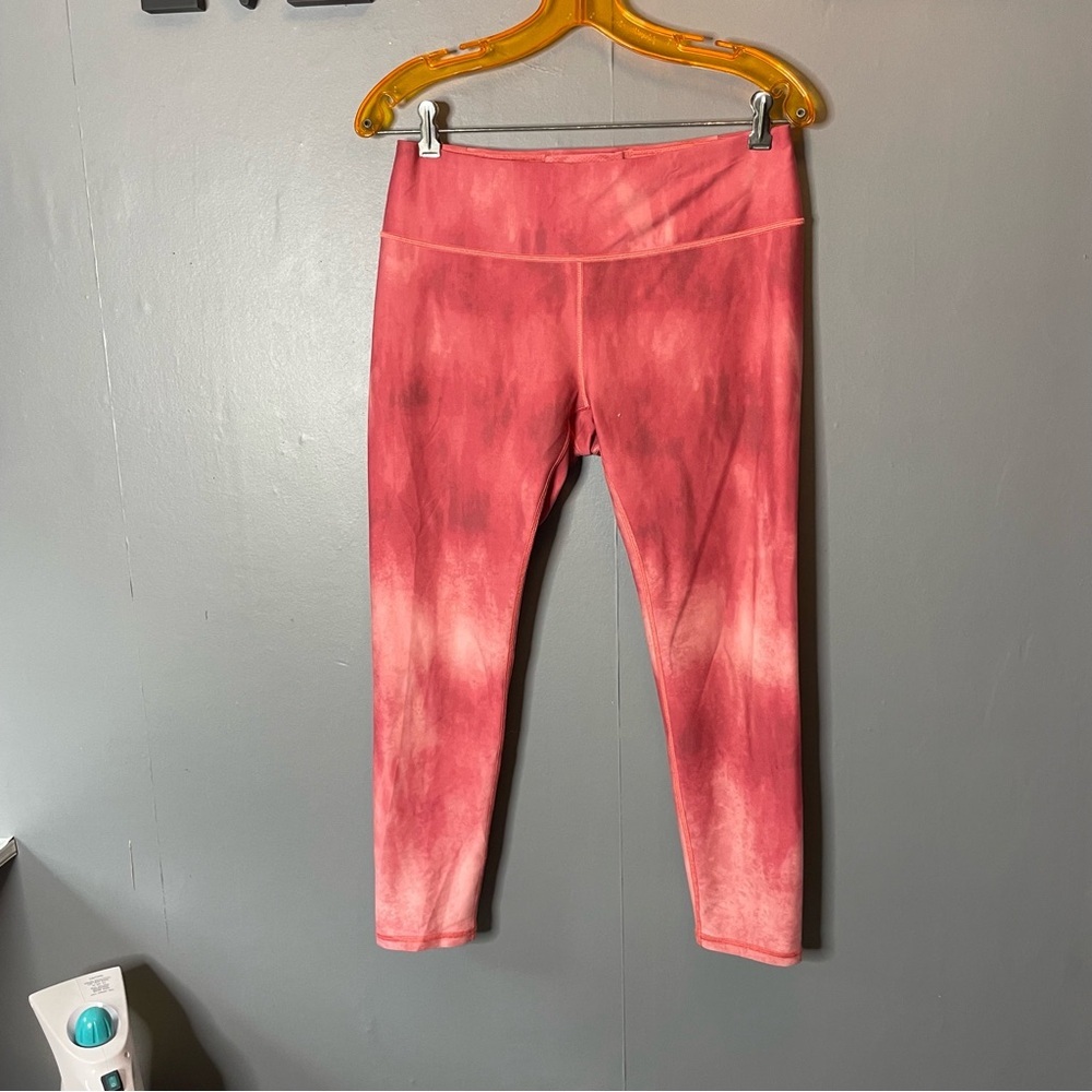 Calia women’s Pink Tie-Dye Leggings size large athletic